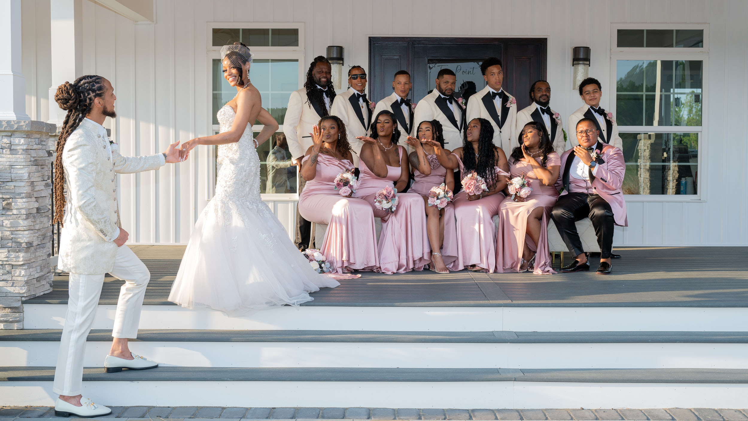 Wedding at Ten Point Acres, Bridal Party